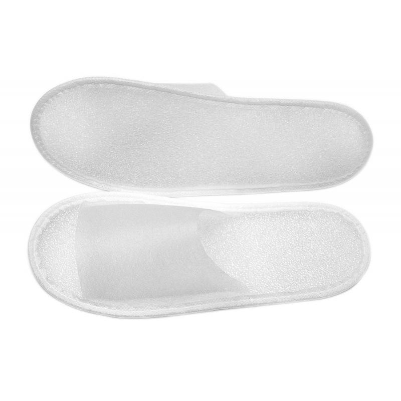 Тапочки одноразовые Бюджет спанбонд отк.мыс,изодом 5 мм,б/стельки 150пар/уп