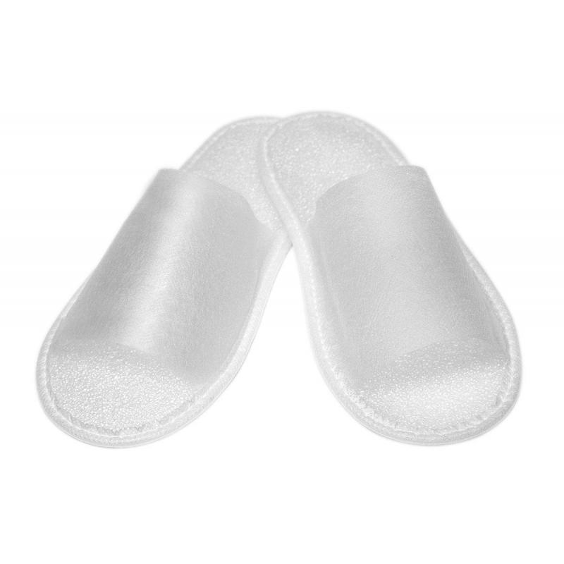 Тапочки одноразовые Бюджет спанбонд отк.мыс,изодом 5 мм,б/стельки 150пар/уп