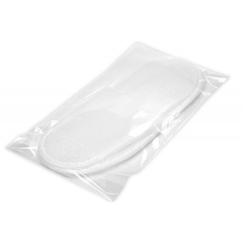 Тапочки одноразовые Бюджет спанбонд отк.мыс,изодом 5 мм,б/стельки 150пар/уп