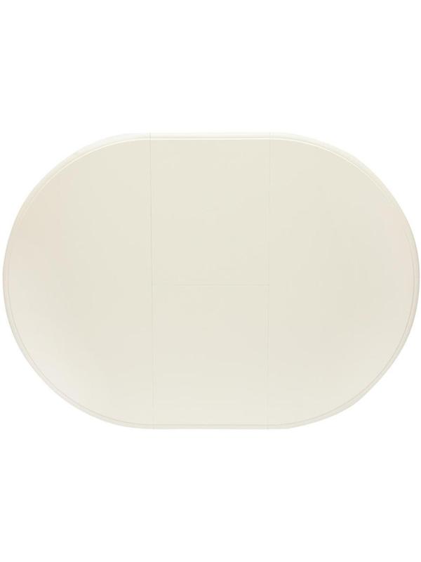 Стол обеденный UT_BEATRICE NEW дер.гевея/мдф,Dia 90+35x76см, pure white 402