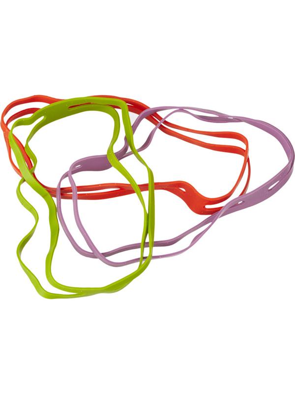 Резинка универсальная Attache Х-образная, 180х11х1 мм, 25 шт, ассорти