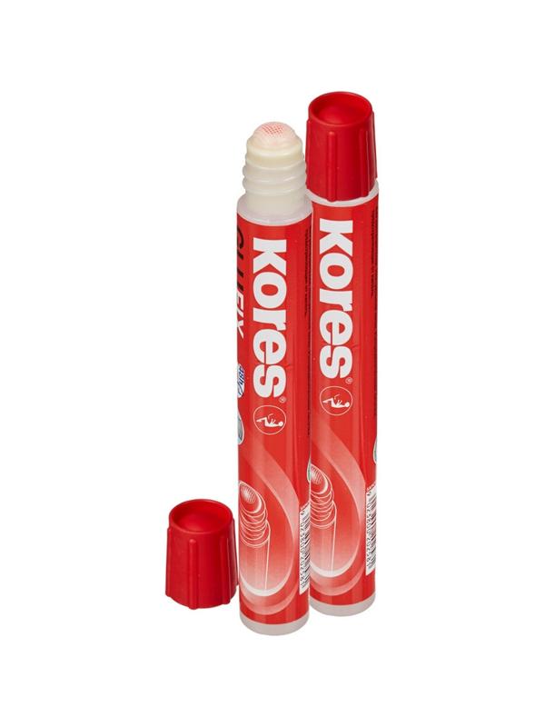 Клей канцелярский 50мл KORES с силиконовым аппликатором 20258