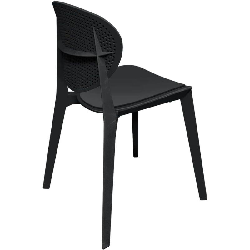 Стул для столовых SHT-S111-P черный/черный