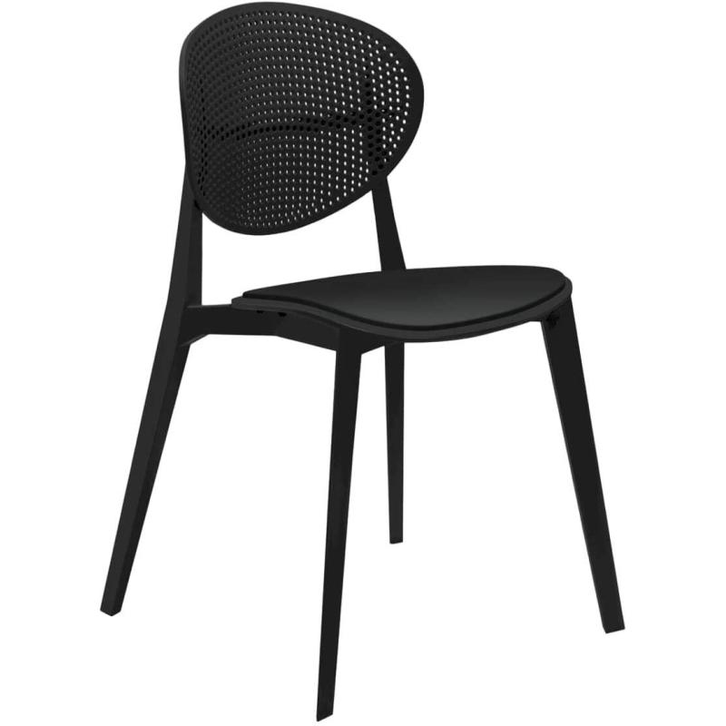 Стул для столовых SHT-S111-P черный/черный