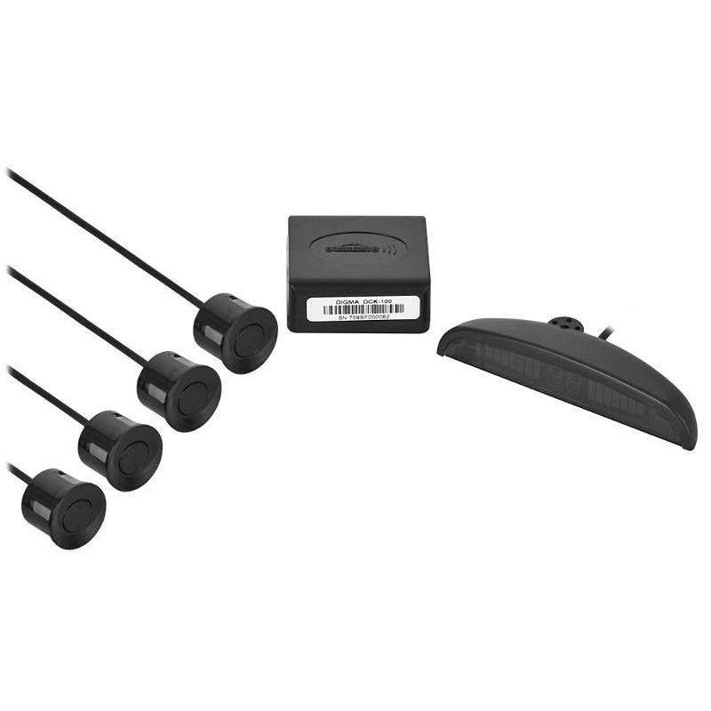 Парктроник Digma DCK-100 4датч. 22мм черный