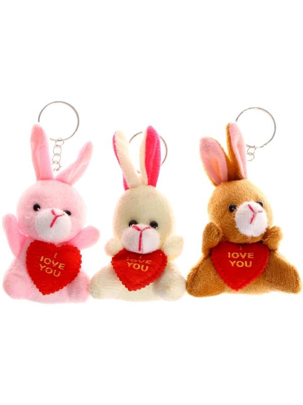 Подвеска «Заяц с сердцем», цвета МИКС