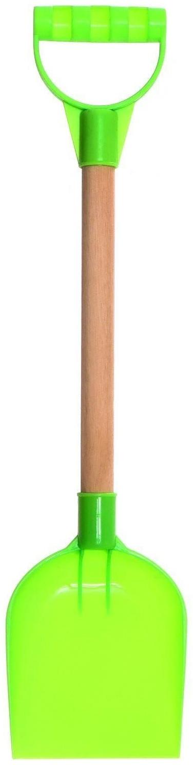 Детская лопатка с деревянной ручкой, 41 см, МИКС