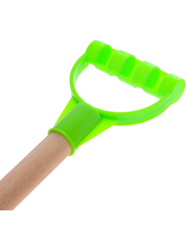 Детская лопатка с деревянной ручкой, 41 см, МИКС