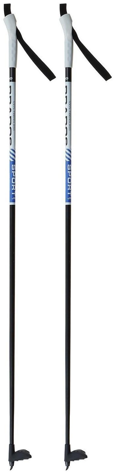 Палки лыжные стеклопластиковые ЦСТ, 120 см, цвета микс