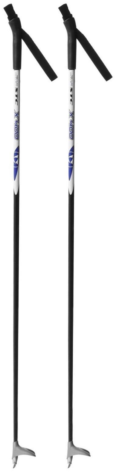 Палки лыжные стеклопластиковые ЦСТ, 120 см, цвета микс