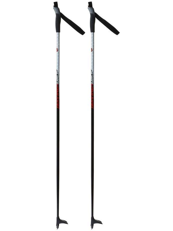 Палки лыжные стеклопластиковые ЦСТ, 120 см, цвета микс