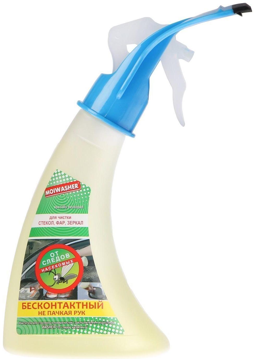 Очиститель стекол Мойщик с водосгоном от следов насекомых, 350 мл, триггер