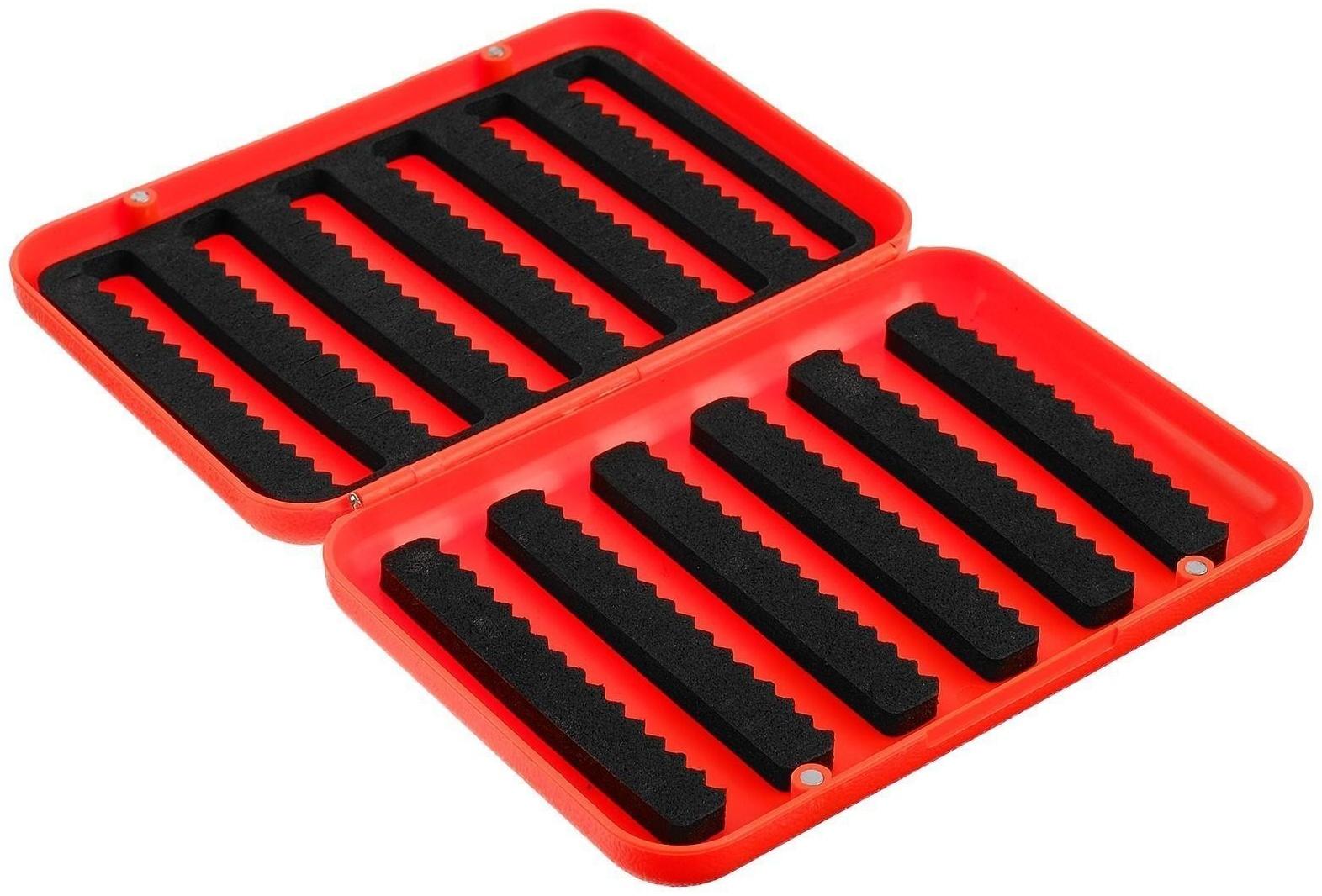 Коробочка для мормышек и блесен, на магнитах (большая), 16х12х3 см