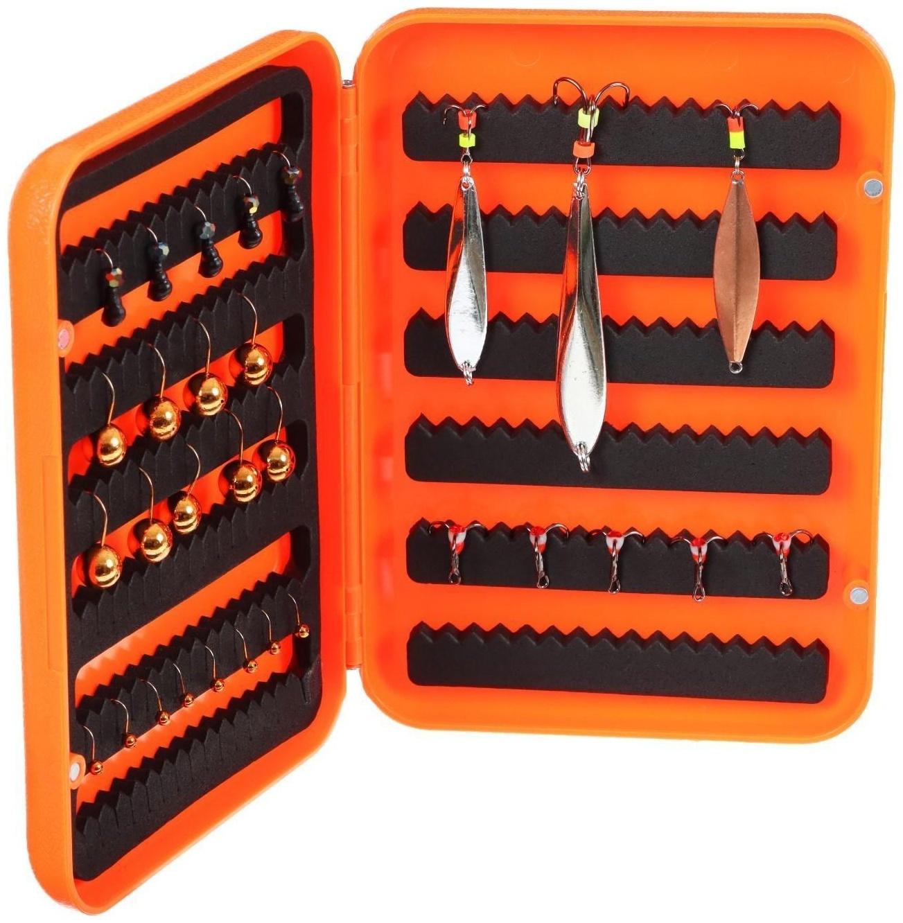 Коробочка для мормышек и блесен, на магнитах (большая), 16х12х3 см