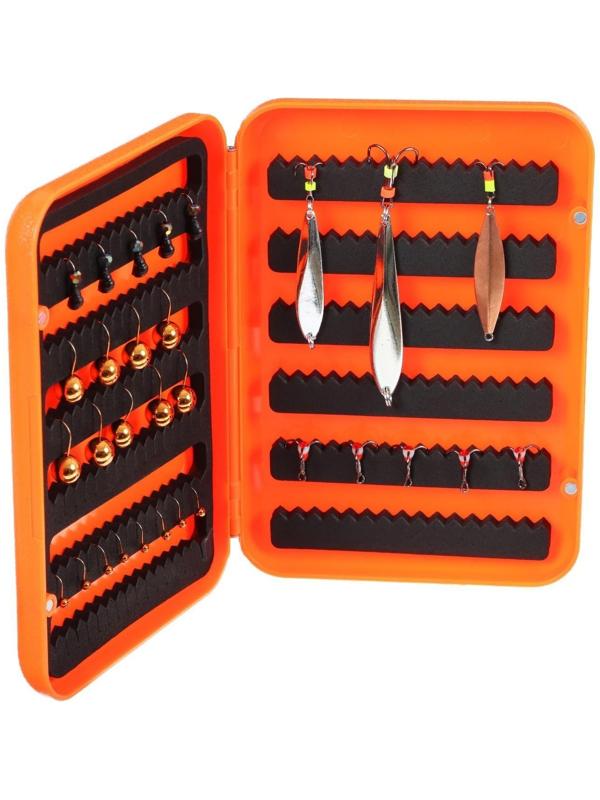 Коробочка для мормышек и блесен, на магнитах (большая), 16х12х3 см