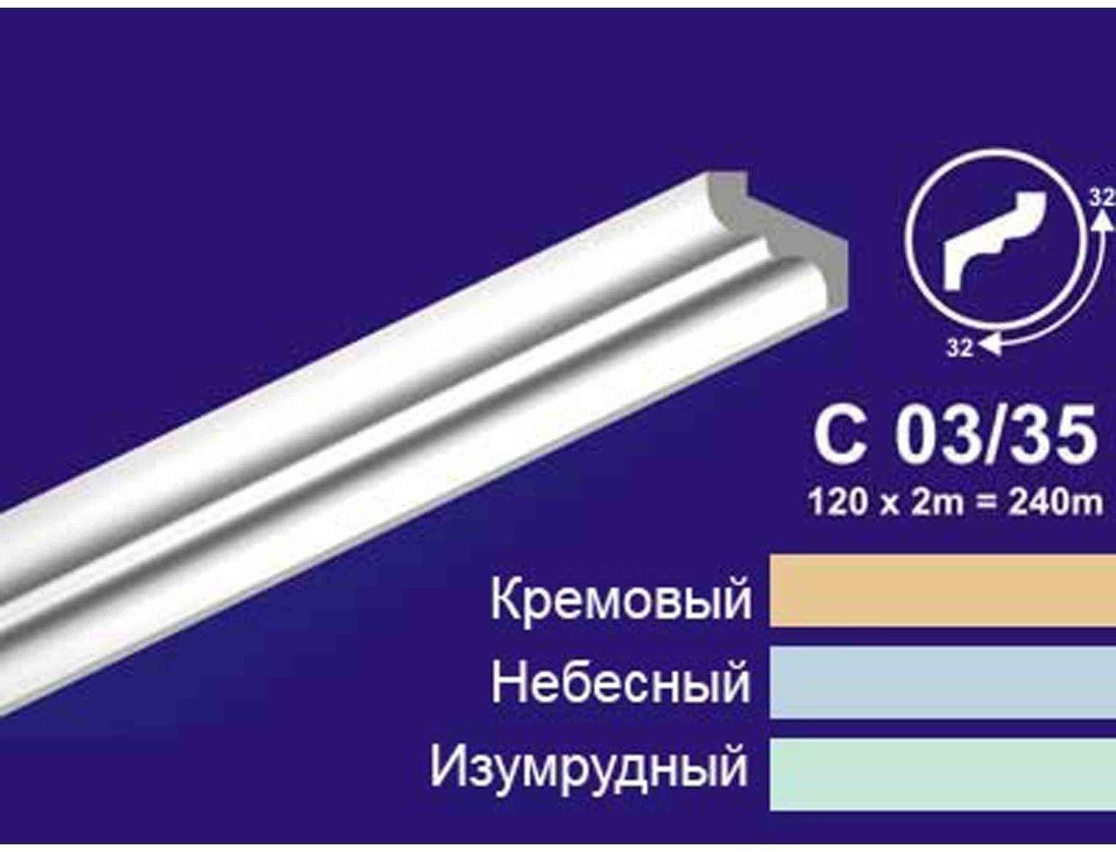 Плинтус потолочный 