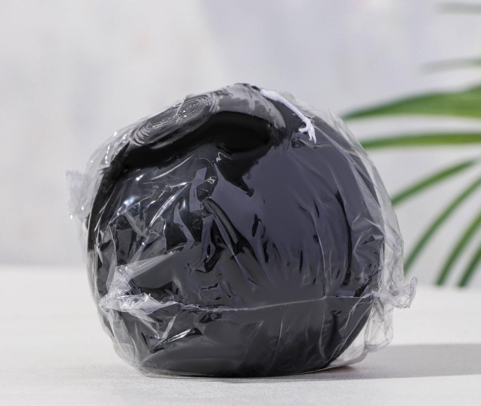 Свеча-шар, 8 см, 12 ч, 240 г, черный