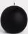 Свеча-шар, 8 см, 12 ч, 240 г, черный