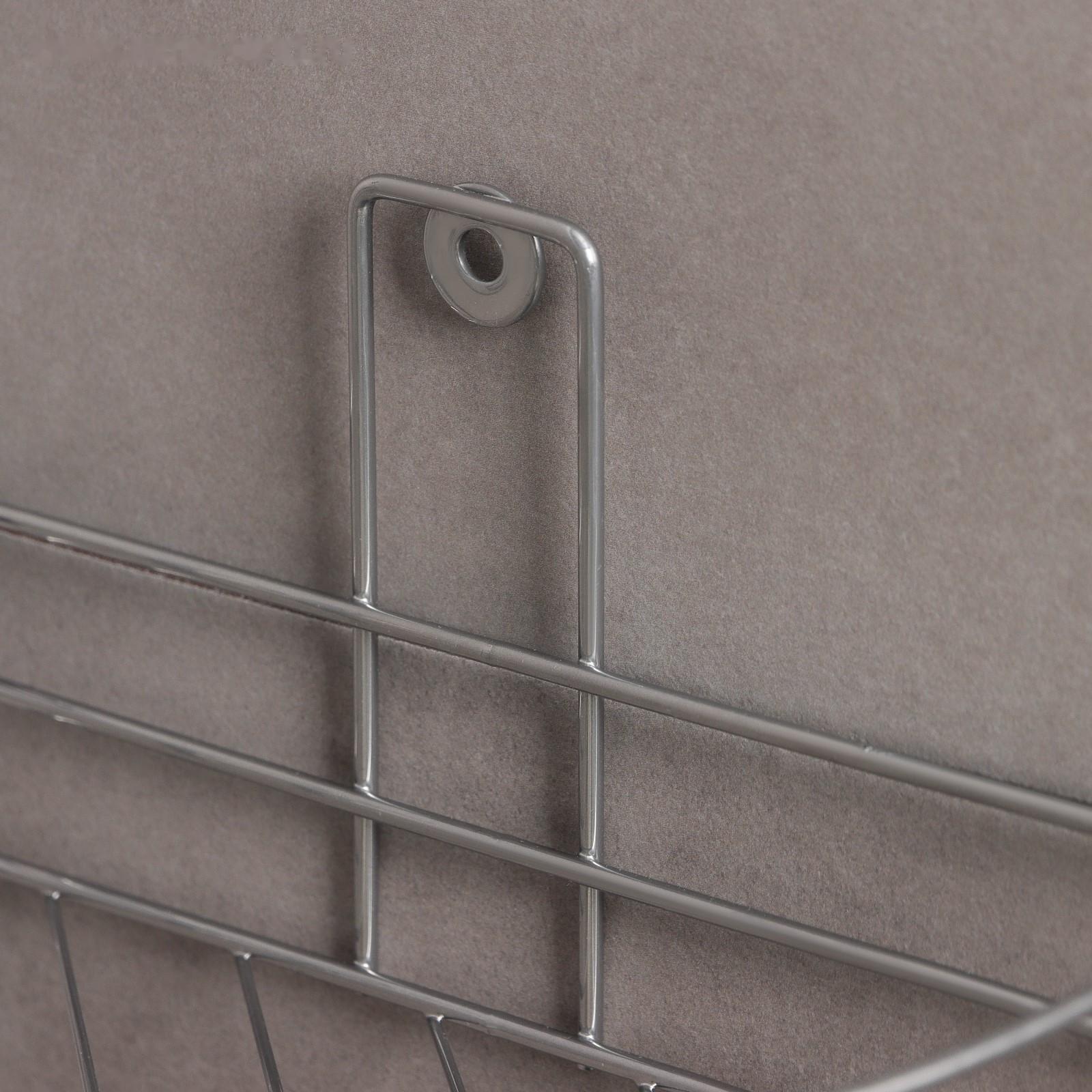 Полка угловая, 1 ярус, 20×20×10,5 см, цвет хром