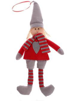 Кукла интерьерная «Кукла», в колпаке, с сердцем на кофточке