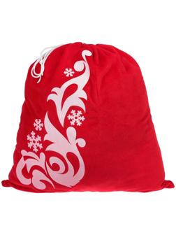 Мешок Деда Мороза с узором 60*63