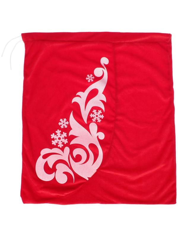 Мешок Деда Мороза с узором 60*63