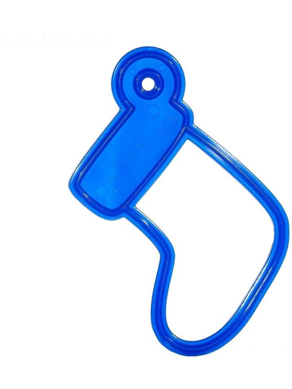 Форма для печенья «Рождественский носок», вырубка, штамп, 9×8 см, цвет синий