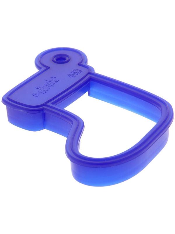 Форма для печенья «Рождественский носок», вырубка, штамп, 9×8 см, цвет синий