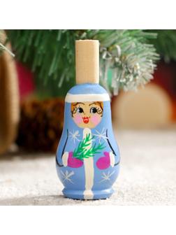 Свистулька «Снегурочка», 3х7 см, микс