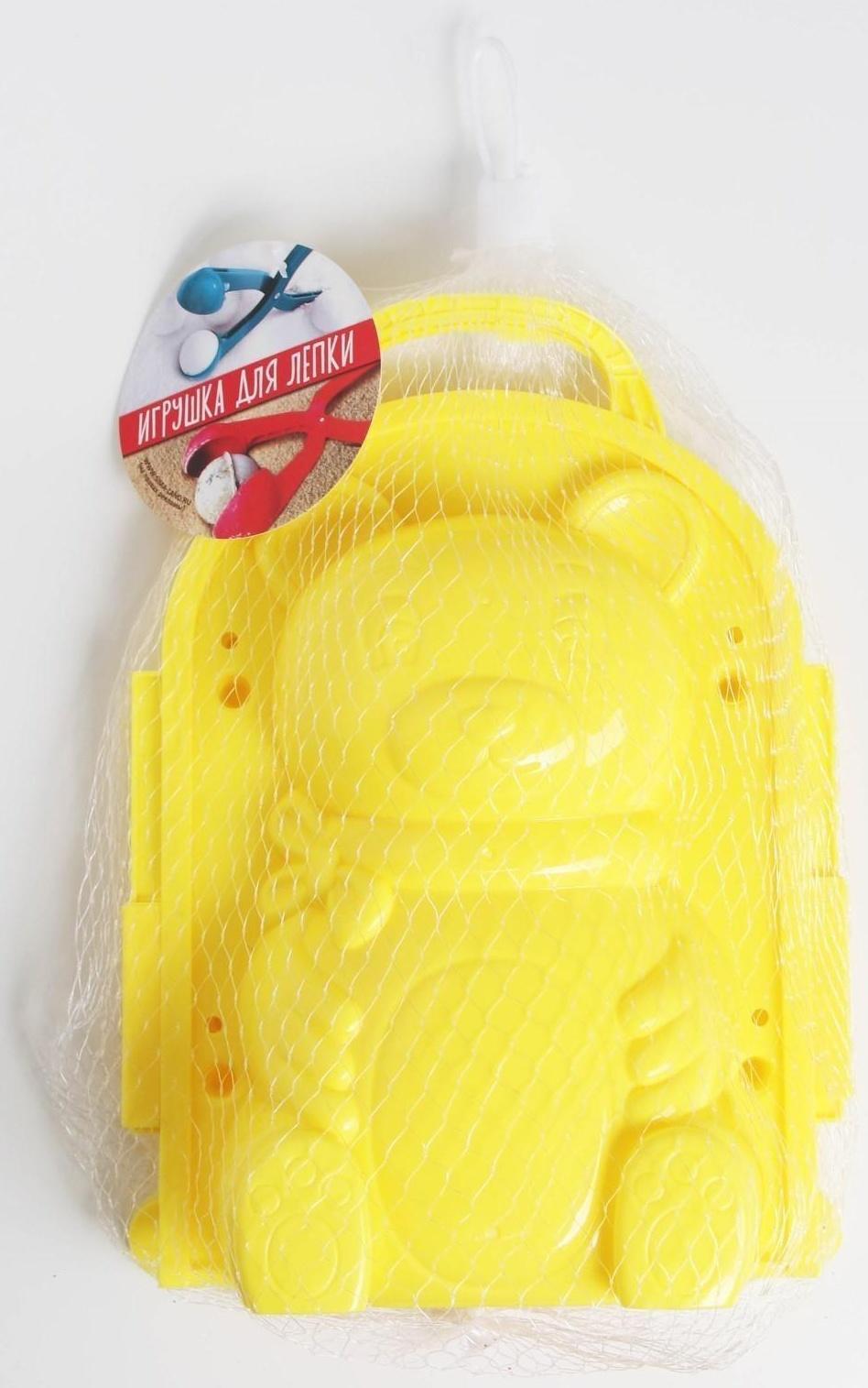 Снежколеп-песколеп «Мишка», цвета МИКС