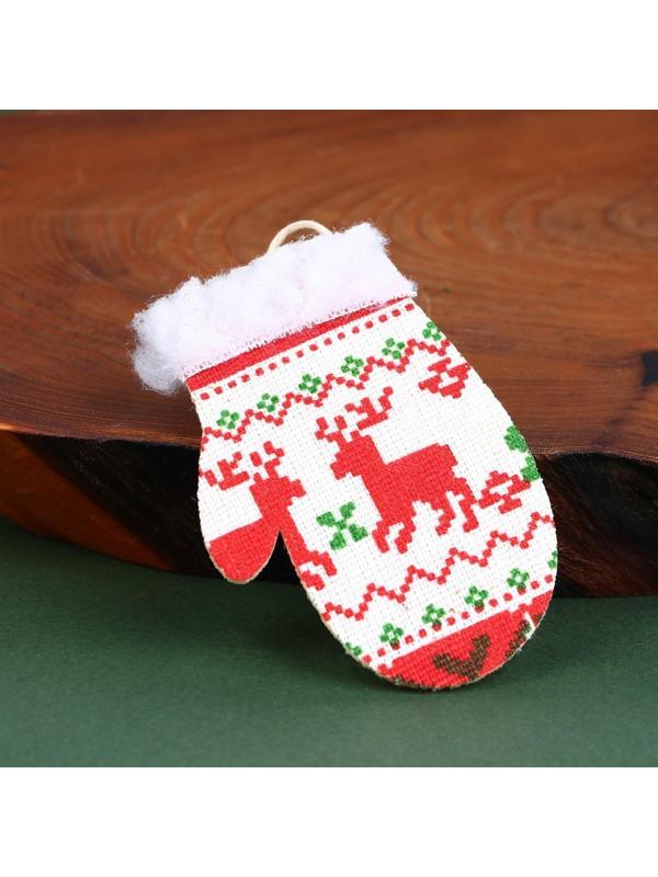 Новогодние витые свечи с декором «Тепла в Новом году!», набор