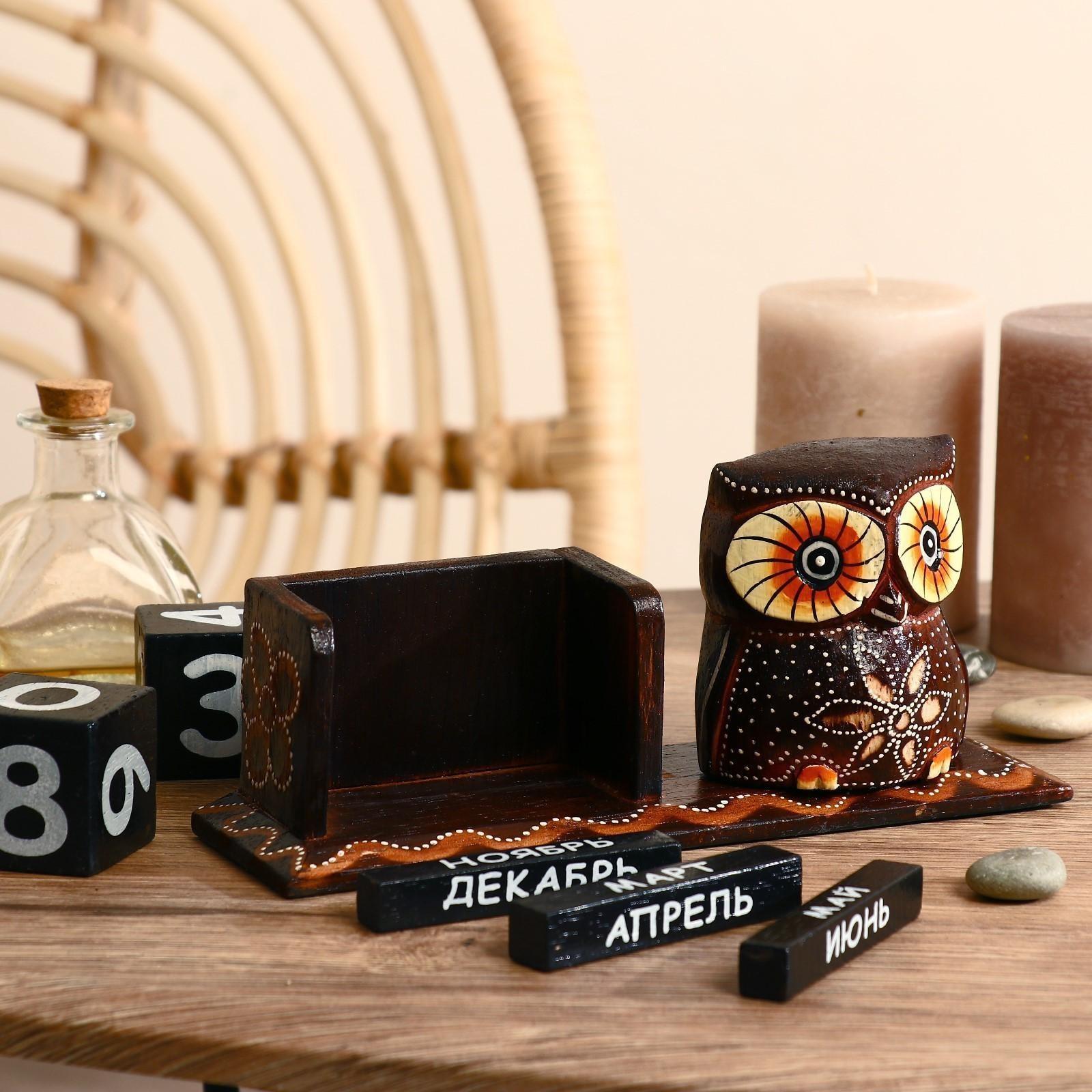 Календарь настольный дерево 