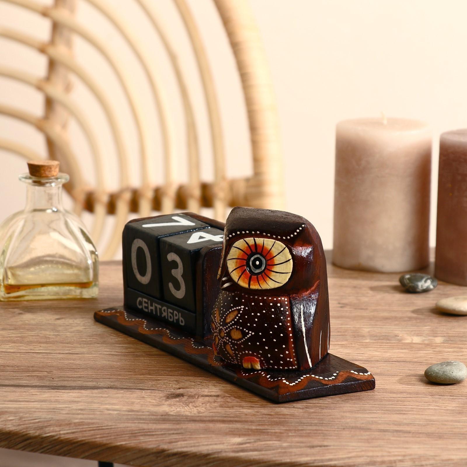 Календарь настольный дерево 