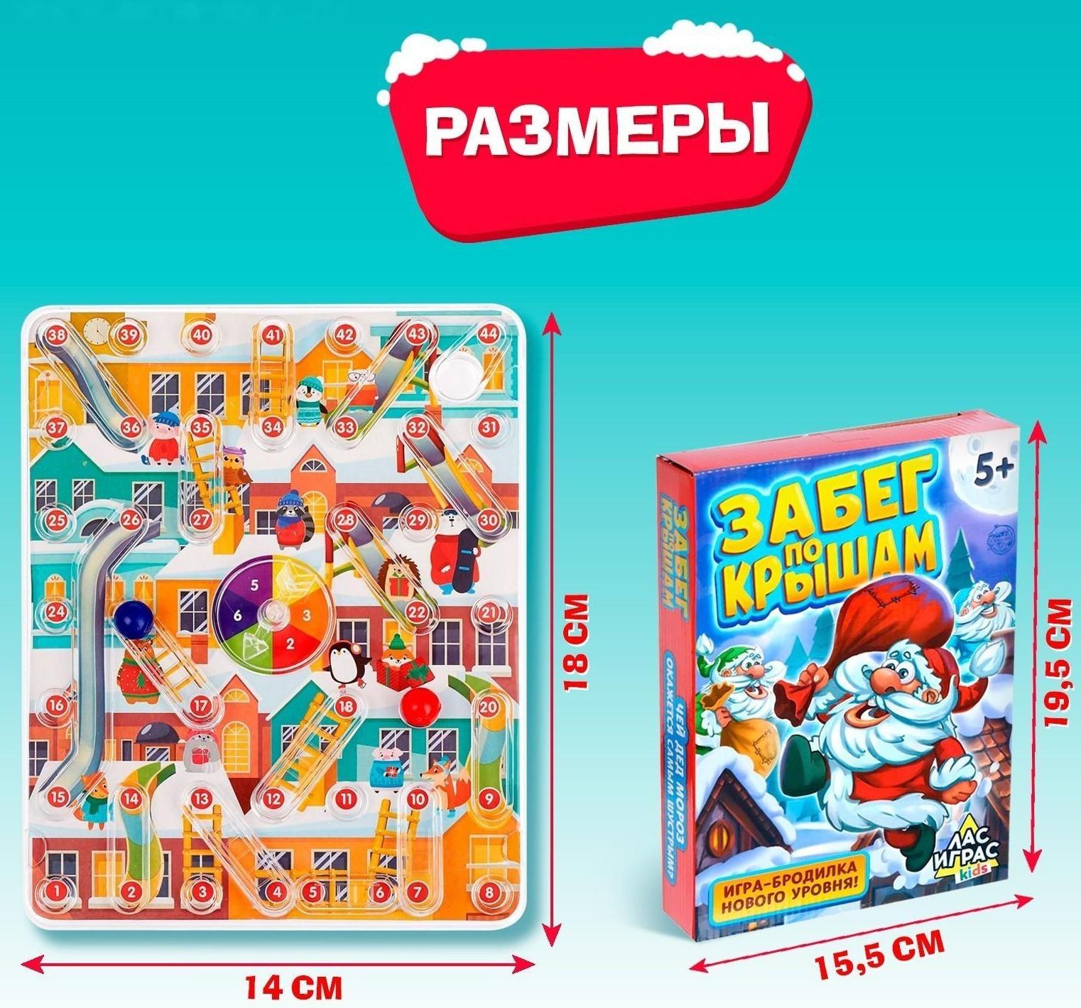 Настольная игра «Забег по крышам»