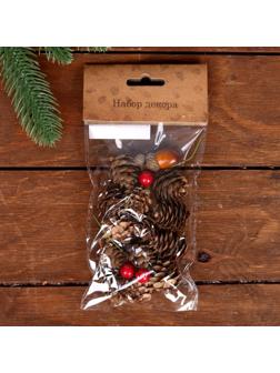 Набор новогоднего декора «Пряные шишки»