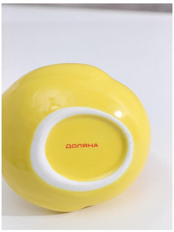 Дозатор для жидкого мыла Доляна «Уточка», 330 мл, цвет жёлтый