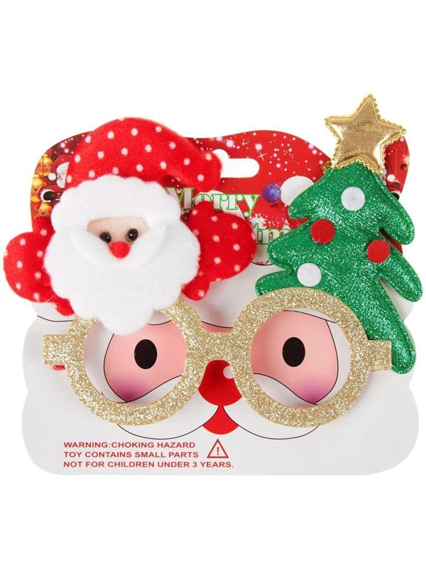 Карнавальные очки «Дедушка с ёлочкой»