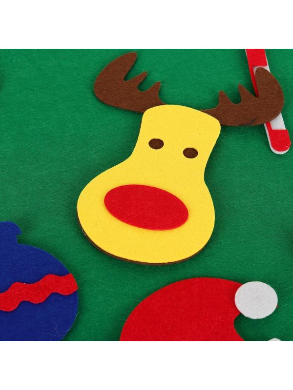 Игра из фетра «Ёлочка», украшения на липучках, размер 95×70 см