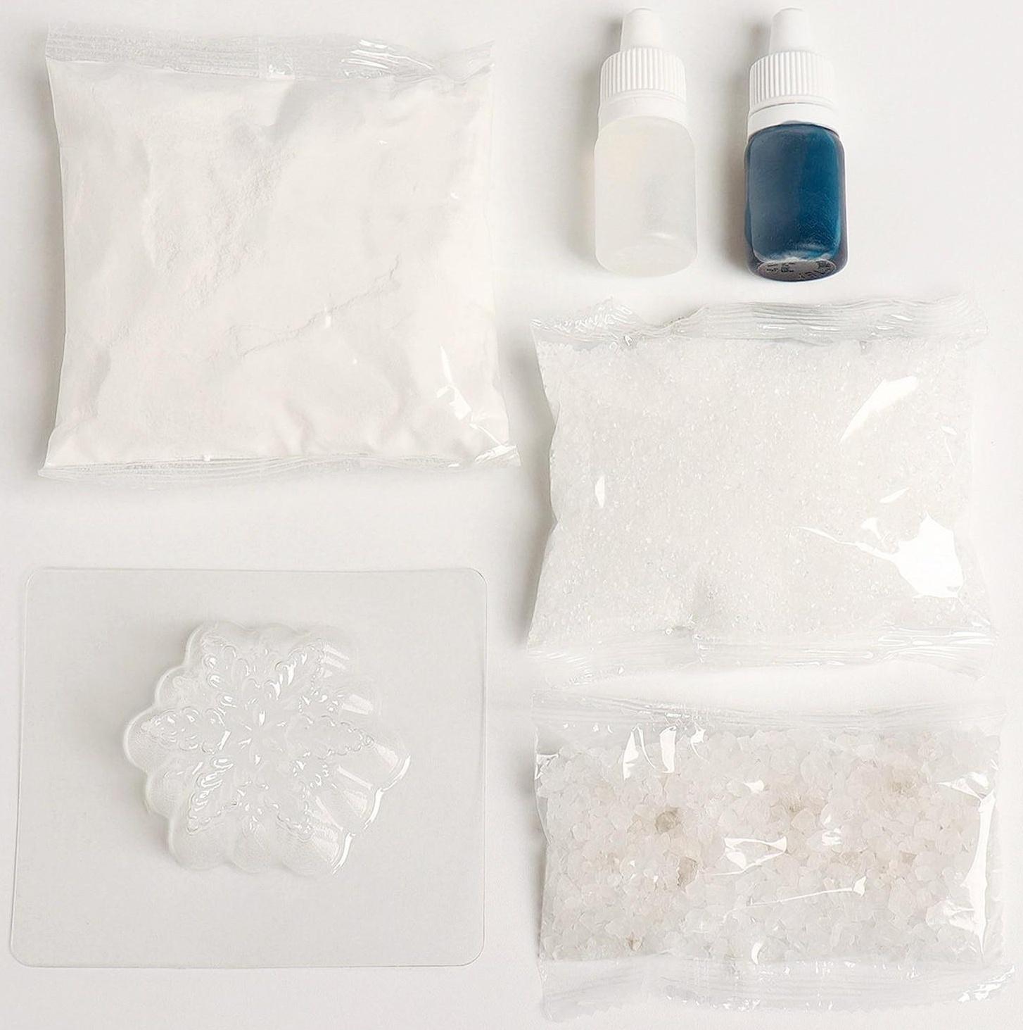 Бомбочки для ванн своими руками «Волшебная снежинка»