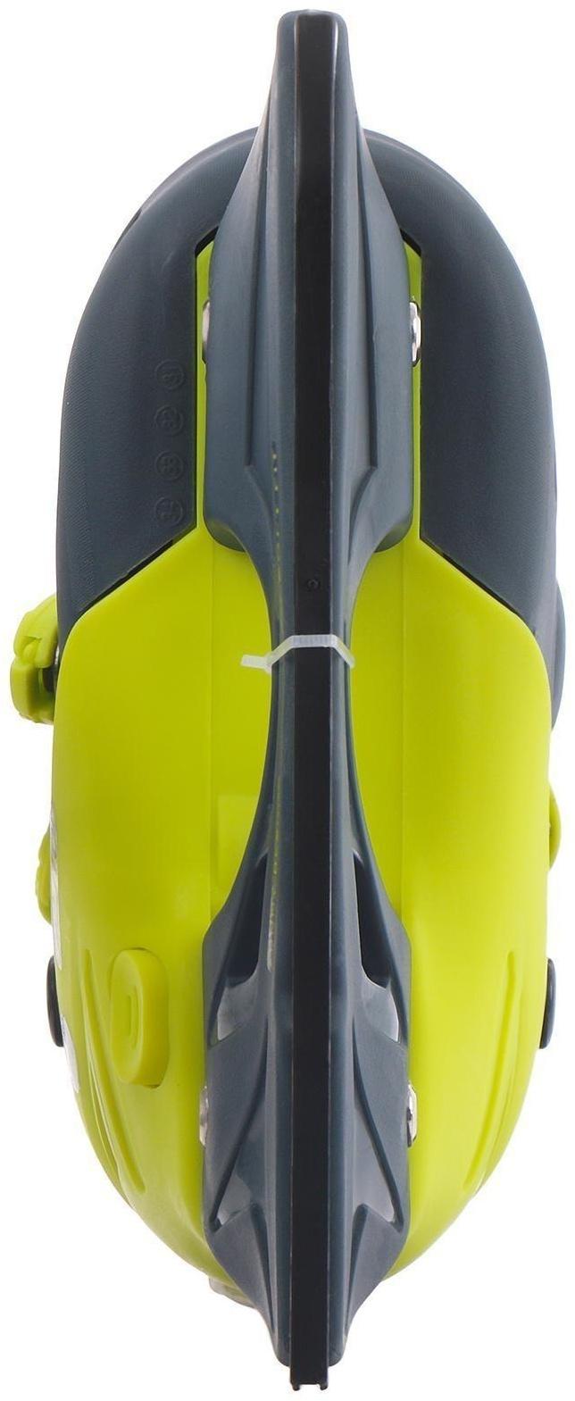 Коньки ледовые детские раздвижные «Монстрики» 223Q, текстиль, пластик, размер 30-33