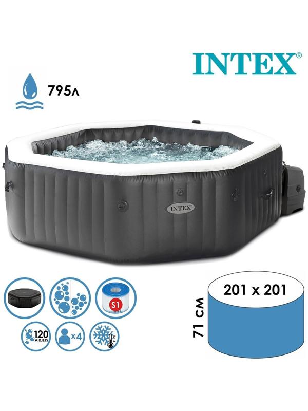 SPA бассейн JET AND BUBBLE DELUXE SET, 201 x 71 см, 220-240V, от 6 лет, 28458 INTEX