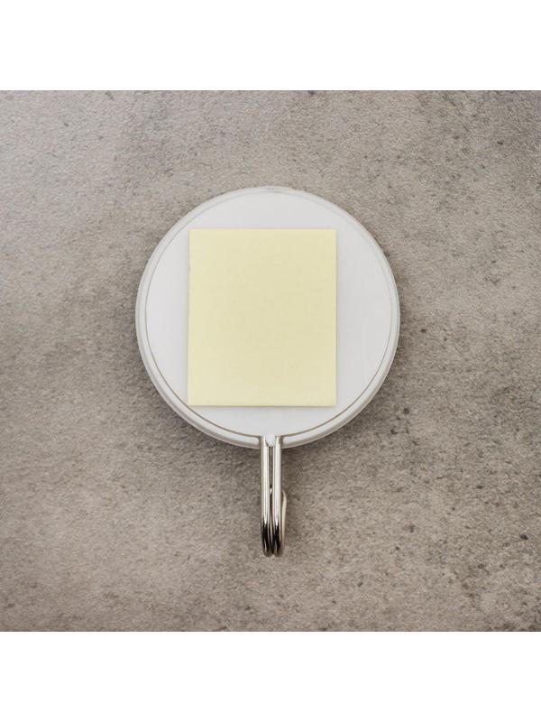 Крючок на липучке «Деревянные круги», 3 шт, цвет светлое дерево