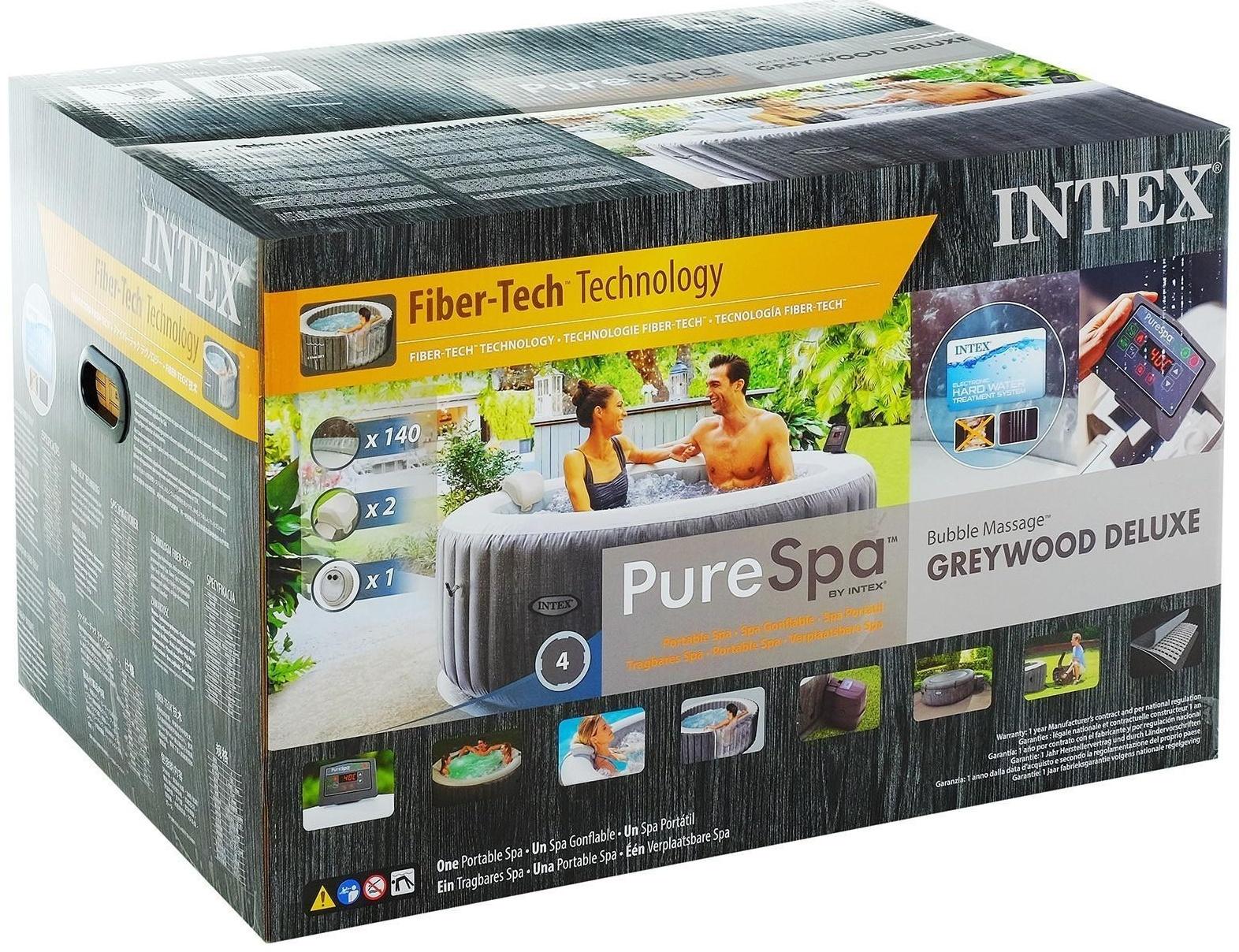 SPA бассейн GREYWOODDELUXE, 196 х 71 см, 220-240V, от 6 лет, 28440 INTEX