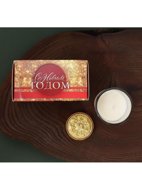 Новогодние свечи «Зимнего волшебства», набор 3 шт.