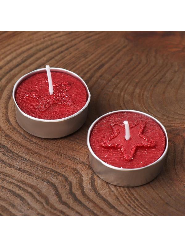 Новогодние свечи «Счастья», набор 3 шт.