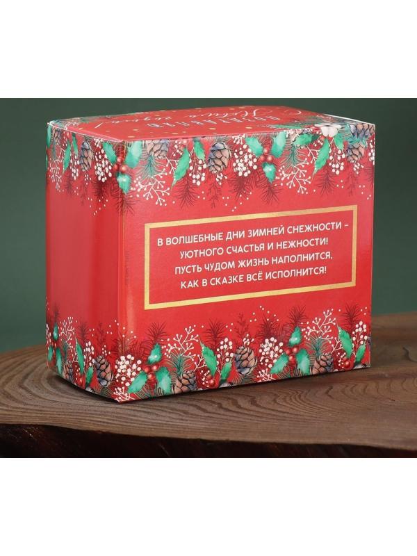 Новогодние свечи «Счастья», набор 3 шт.