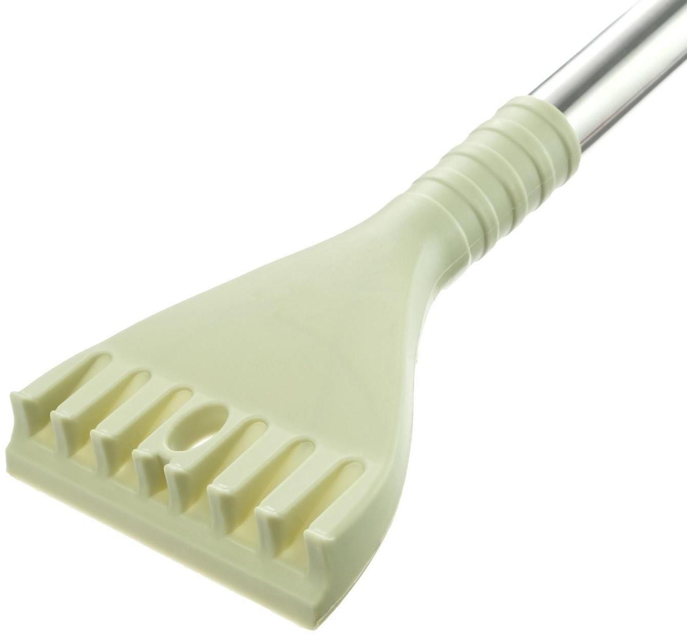 Щетка сметка TORSO, 62 см, со скребком, МИКС