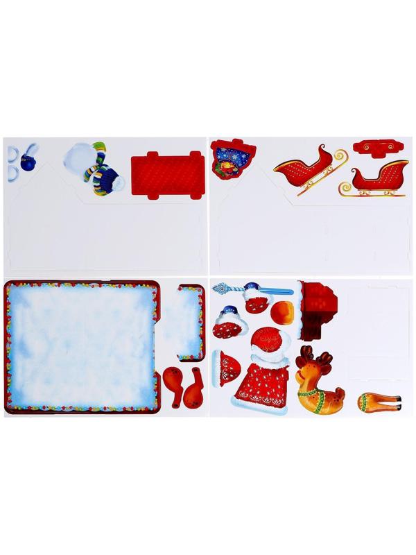 3Д Конструктор из пенокартона «Новогодний домик»