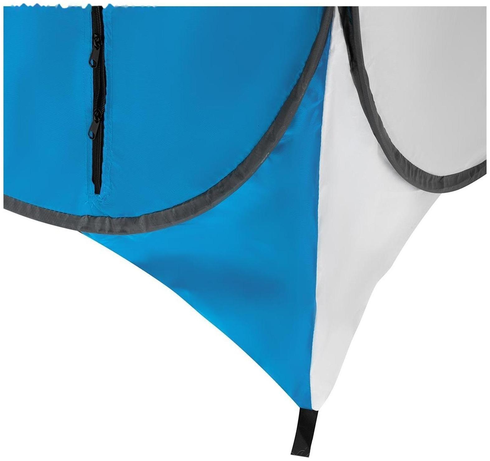 Палатка самораскрывающаяся, дно на молнии, 2 х 2 м, цвет бело-голубой (PR-D-TNC-038-2)