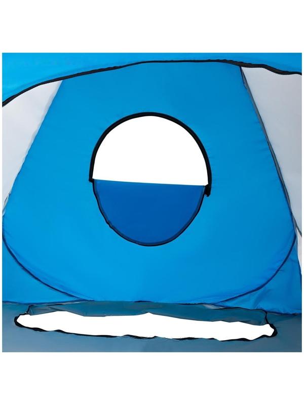 Палатка самораскрывающаяся, дно на молнии, 2 х 2 м, цвет бело-голубой (PR-D-TNC-038-2)